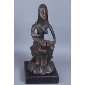 Bambara Maternity Figure Sculpture - Mali
