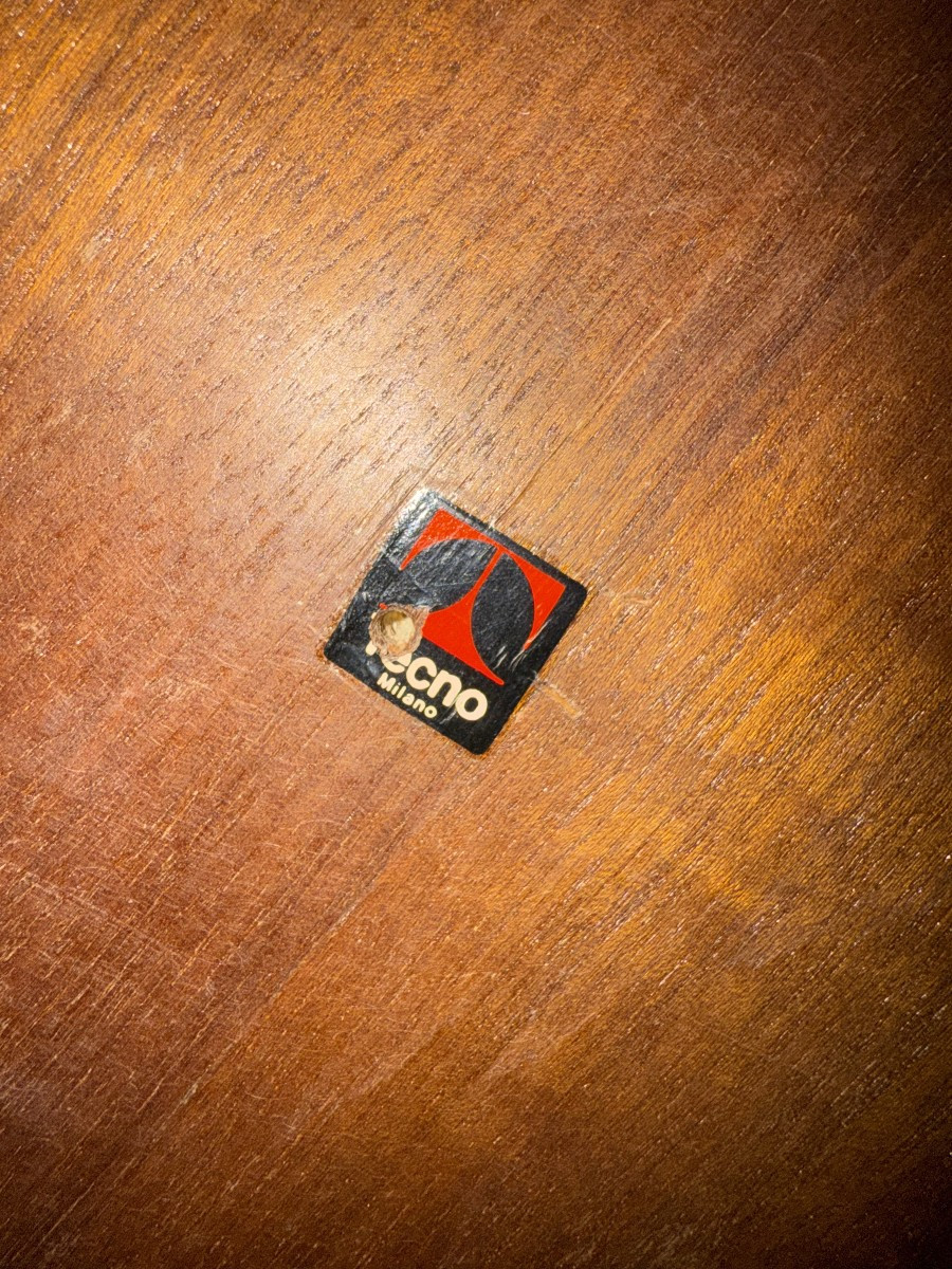 Tavolo T69 di Osvaldo Borsani e Eugenio Gerli per Tecno - anni '70-photo-1