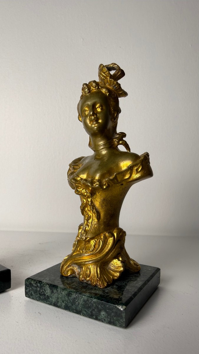 Coppia di sculture in bronzo Belle Époque - XIX secolo -photo-4