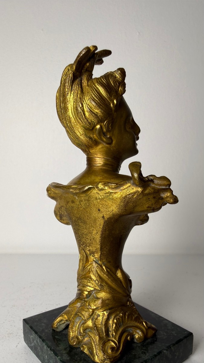 Coppia di sculture in bronzo Belle Époque - XIX secolo -photo-5