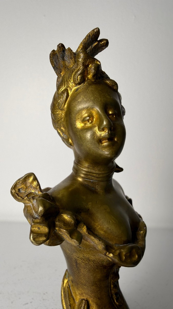 Coppia di sculture in bronzo Belle Époque - XIX secolo -photo-7