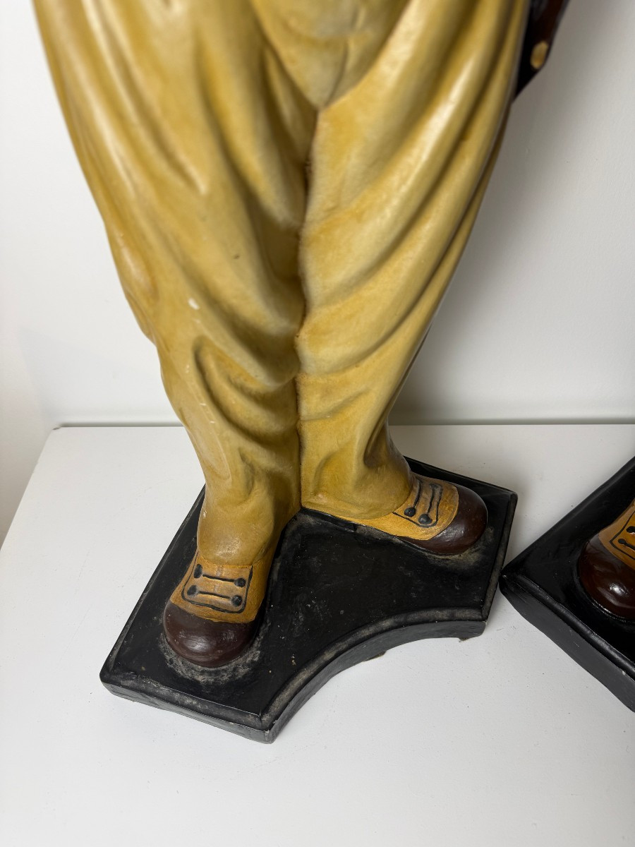 Coppia di Mori Veneziani in resina - XX secolo -photo-4