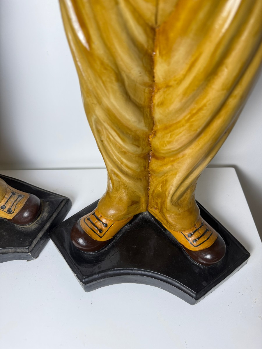 Coppia di Mori Veneziani in resina - XX secolo -photo-5