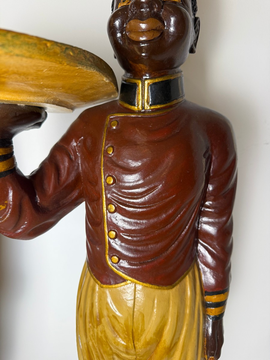 Coppia di Mori Veneziani in resina - XX secolo -photo-7