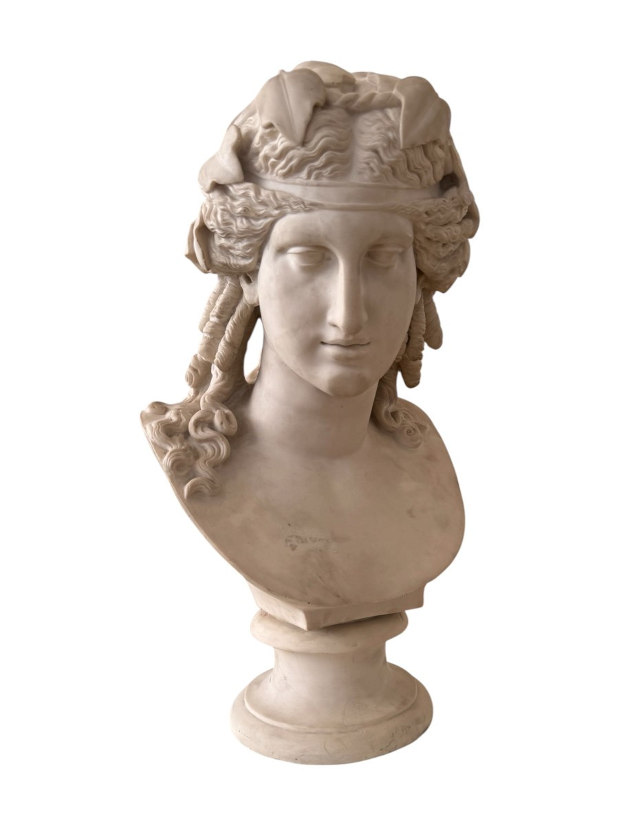 Scultura raffigurante Arianna in resina e polvere di marmo - Toscana, seconda metà XIX secolo 