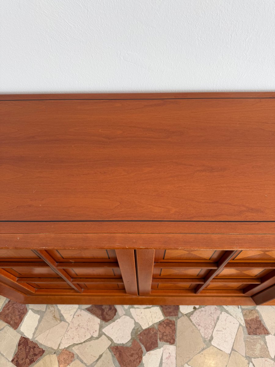 Credenza "Caccia alla Volpe" di Fabrizio Poldaretti per Linea Arredo, anni '70-photo-4
