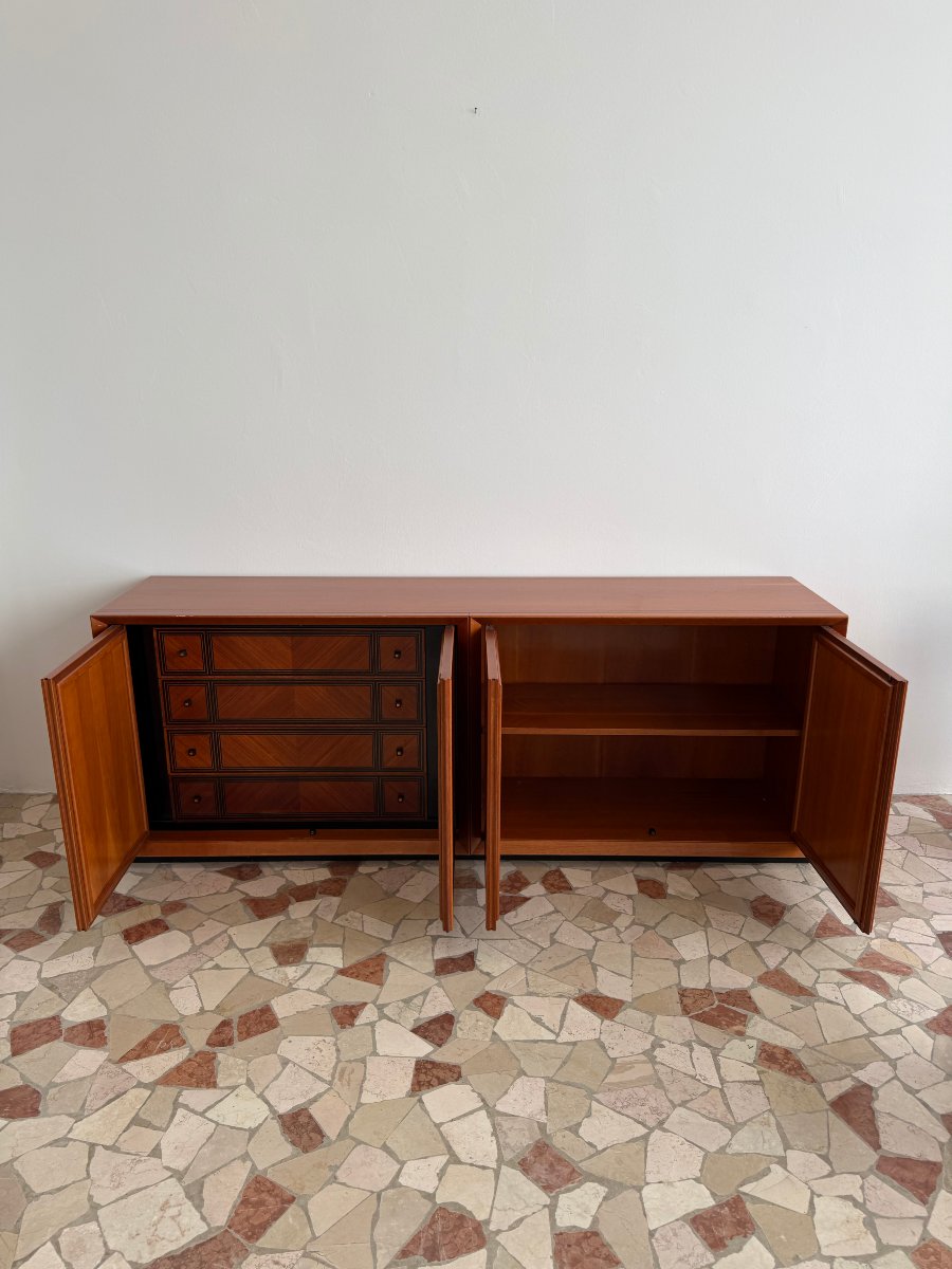 Credenza "Caccia alla Volpe" di Fabrizio Poldaretti per Linea Arredo, anni '70-photo-4