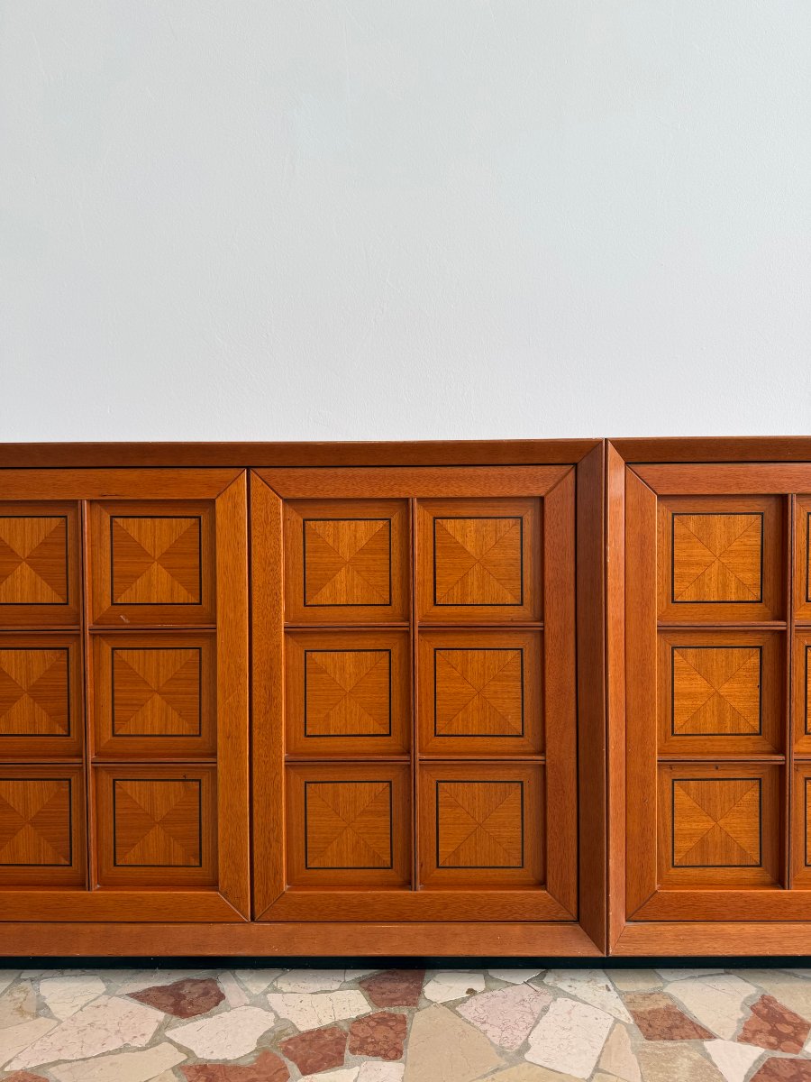 Credenza "Caccia alla Volpe" di Fabrizio Poldaretti per Linea Arredo, anni '70-photo-6