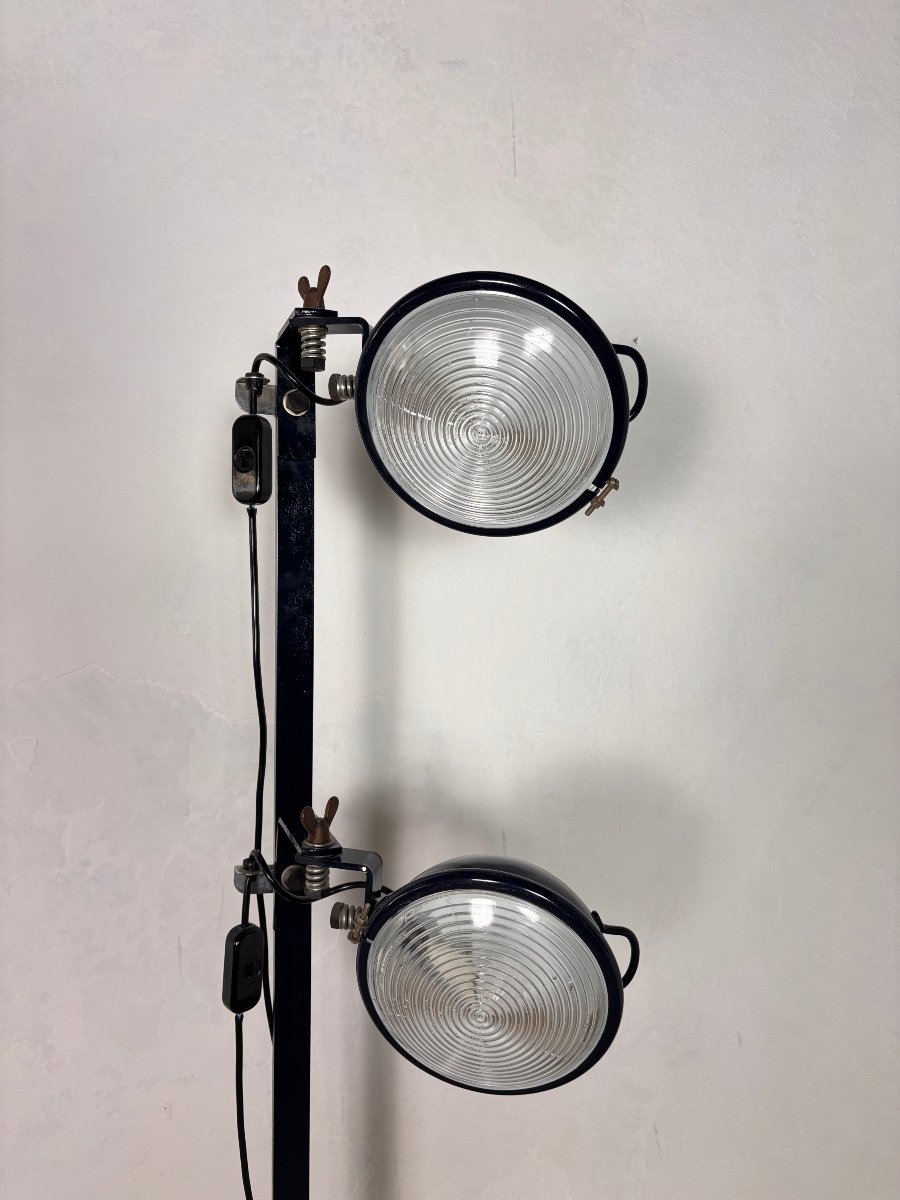 Lampada Jeep di Cesare Leonardi e Franca Stagi per Lumenform - anni '70-photo-3