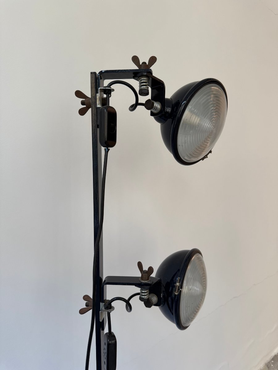 Lampada Jeep di Cesare Leonardi e Franca Stagi per Lumenform - anni '70-photo-1