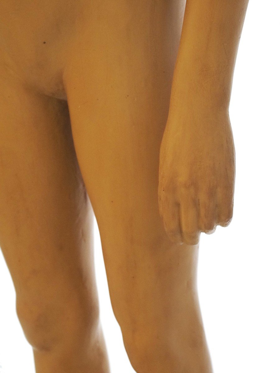 Vittorio Magelli, Adolescente, scultura in gesso dipinto, h. cm. 145-photo-2