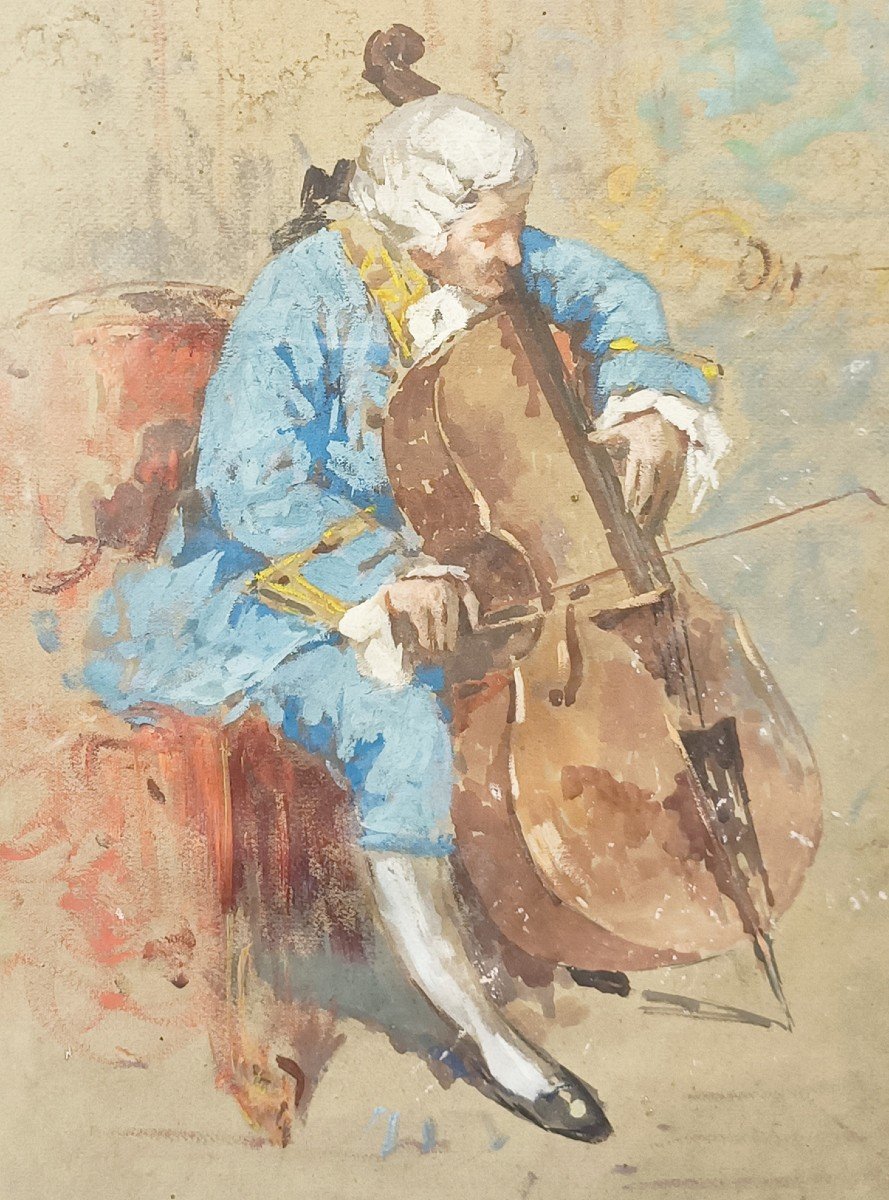 Salvatore Postiglione, Ritratto di violoncellista-photo-3