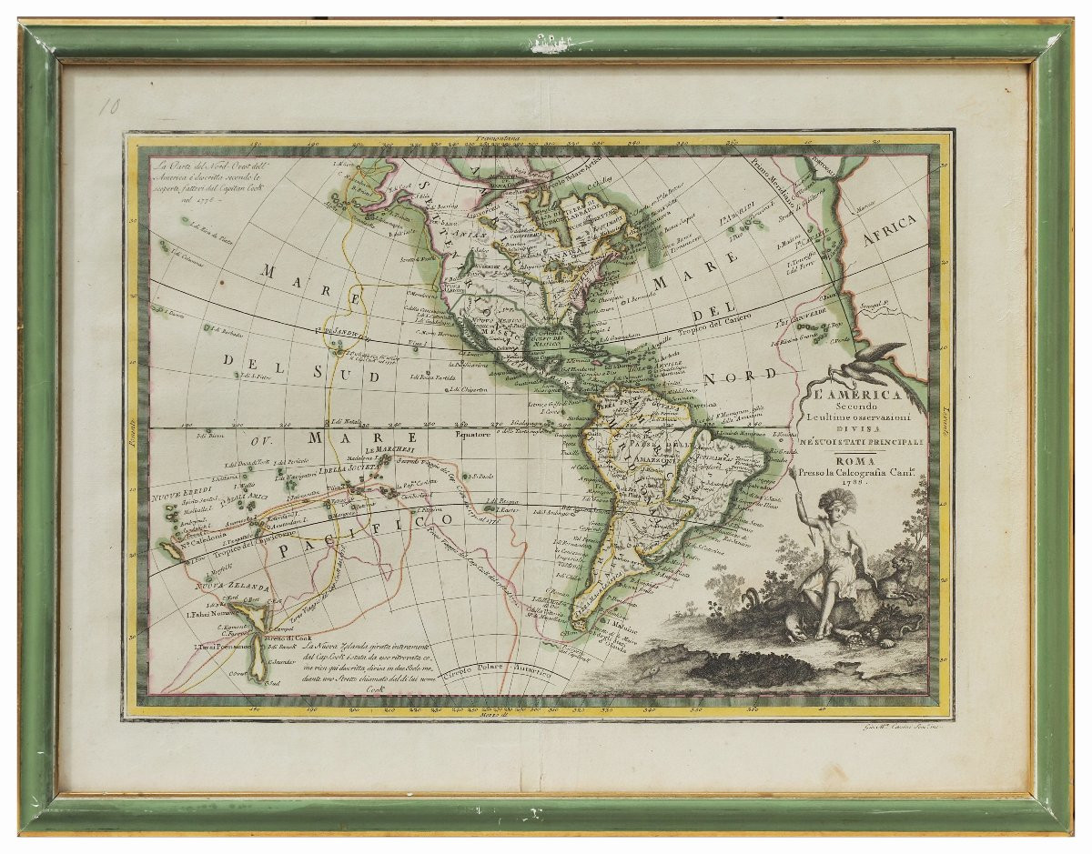 Giovanni Maria Cassini, Sei antiche incisioni tratte dal “Nuovo Atlante Geografico Universale"-photo-3