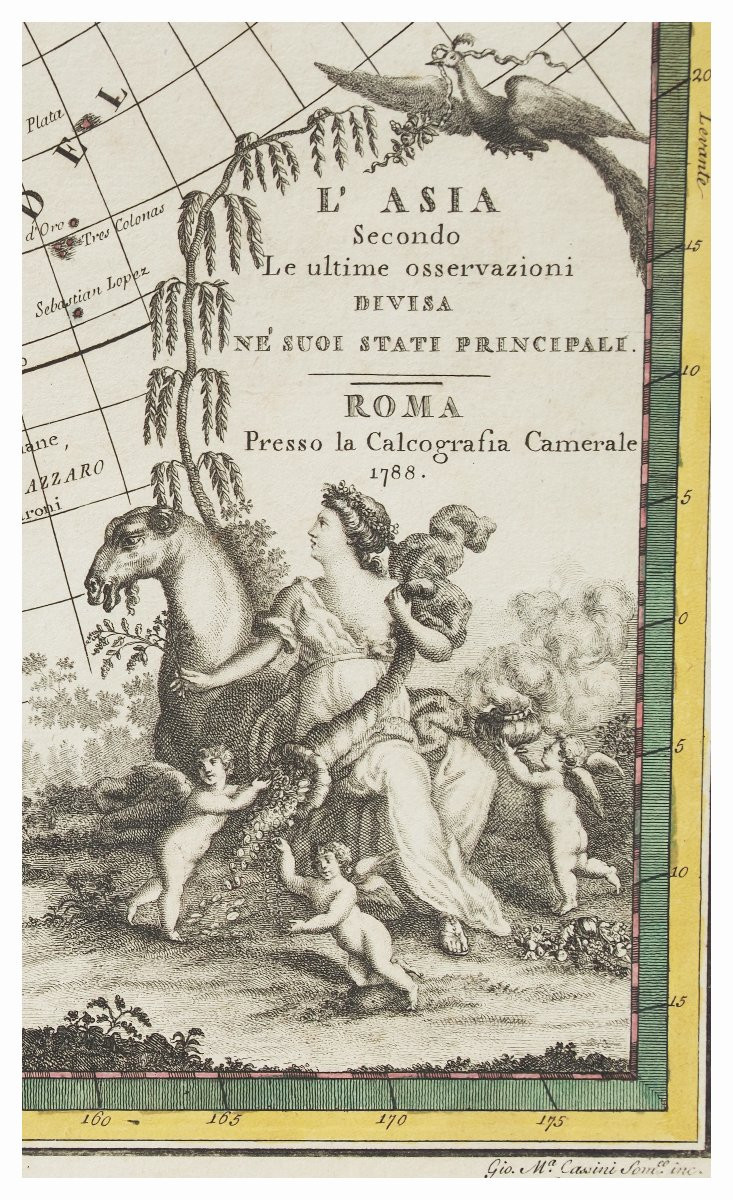 Giovanni Maria Cassini, Sei antiche incisioni tratte dal “Nuovo Atlante Geografico Universale"-photo-2