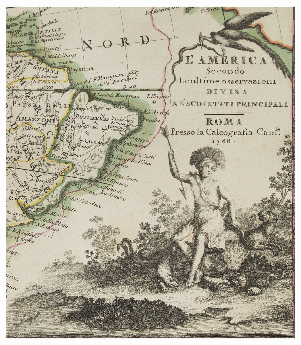 Giovanni Maria Cassini, Sei antiche incisioni tratte dal “Nuovo Atlante Geografico Universale"-photo-3