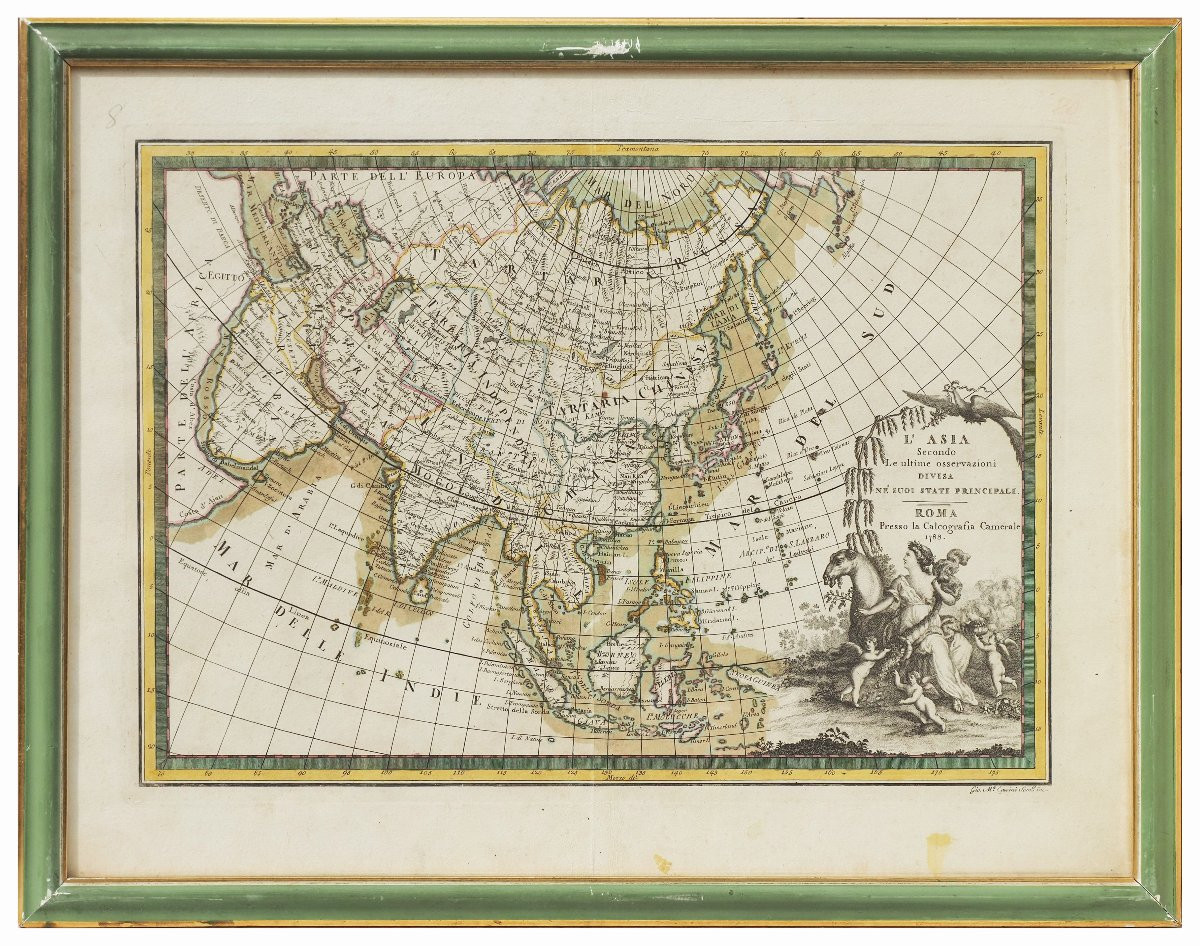 Giovanni Maria Cassini, Sei antiche incisioni tratte dal “Nuovo Atlante Geografico Universale"-photo-7
