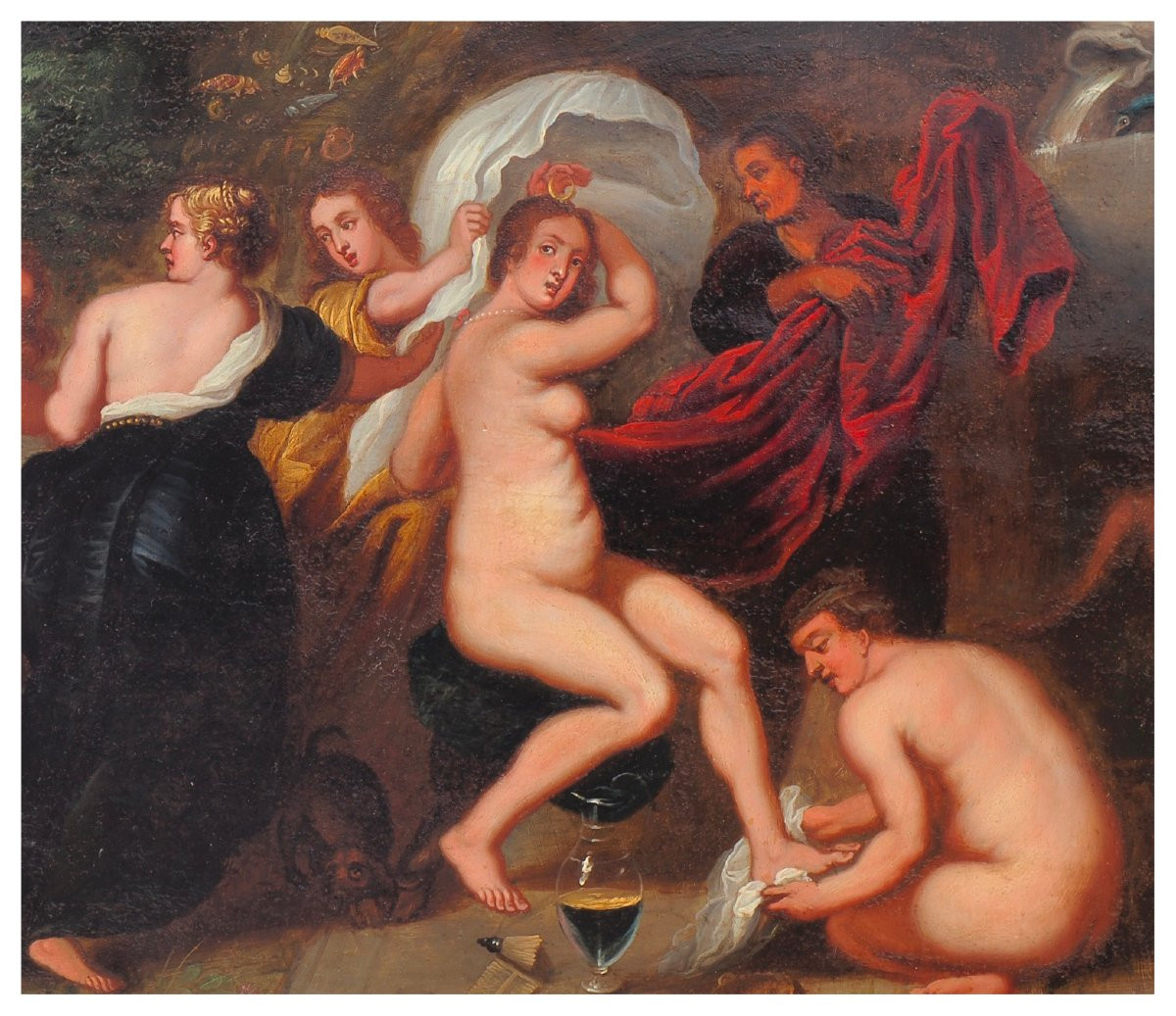 Hendrick van Balen (cerchia di), Diana e le ninfe sorprese da Atteone-photo-3
