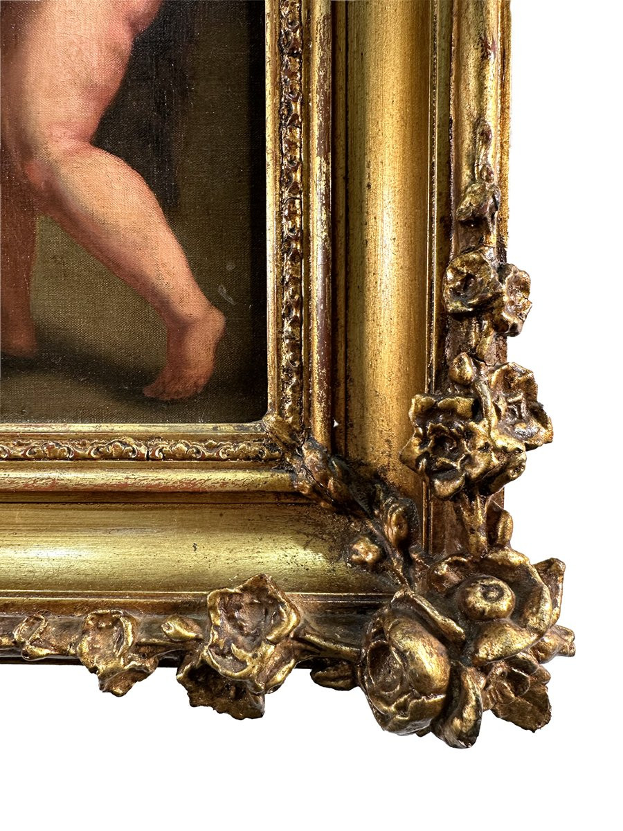 Seguace di Nicolas Poussin, Seguace di Nicolas Poussin, olio su tela cm. 59x48-photo-5