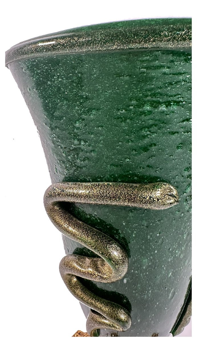 Napoleone Martinuzzi (att.), Vaso Serpente, Murano 1930 ca.-photo-1