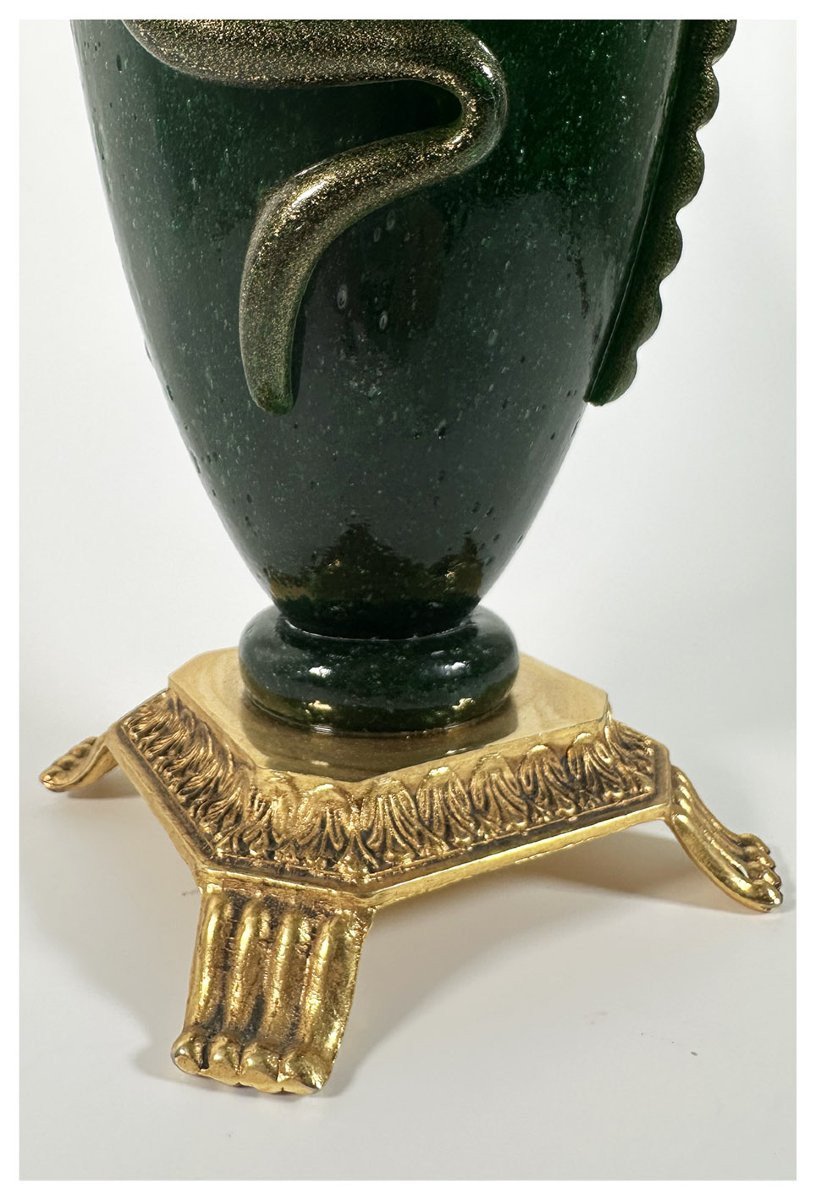 Napoleone Martinuzzi (att.), Vaso Serpente, Murano 1930 ca.-photo-2