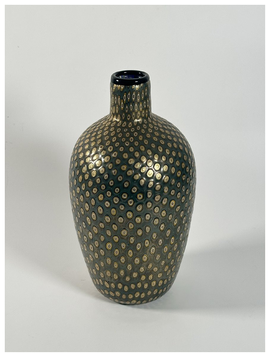 Adriano Dalla Valentina, Vaso a murrine con Occhi di Pavone-photo-2