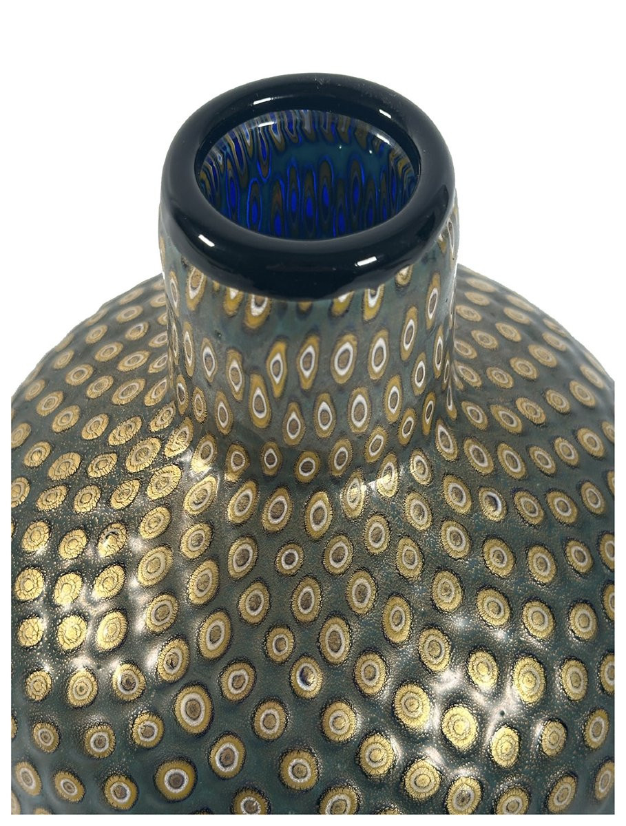Adriano Dalla Valentina, Vaso a murrine con Occhi di Pavone-photo-2