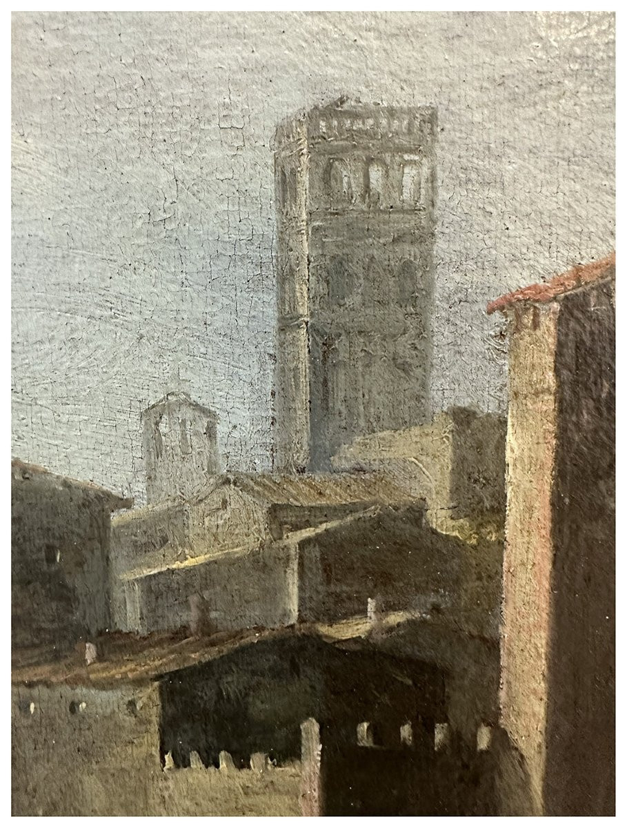 Seguace di Abraham Storck, Porto mediterraneo con velieri, figure e architetture costiere-photo-6