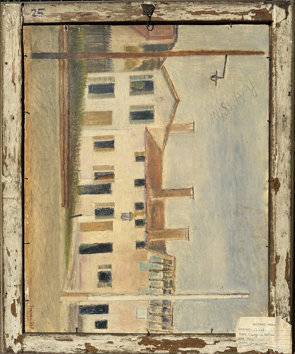 Antonio Fasan, Omaggio a Matisse, olio su tavola cm. 67x53-photo-2