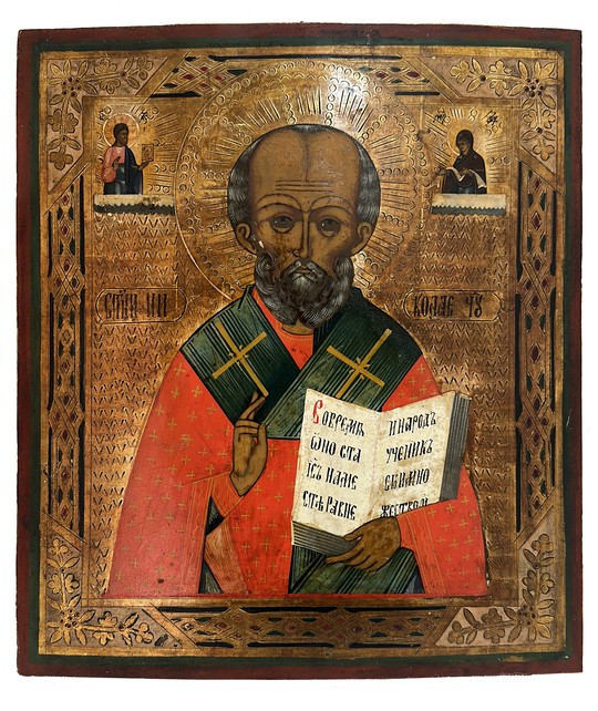San Nicola – Icona Russa del XIX Secolo