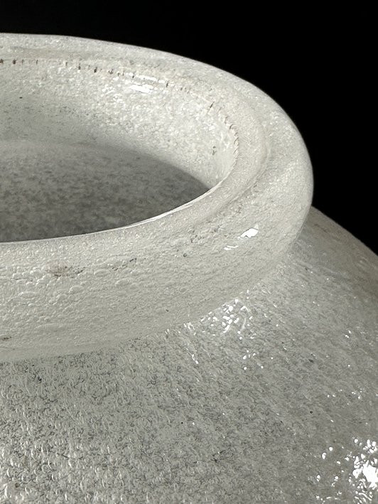 AVEM - Vaso Pulegoso - Vaso in vetro bianco-photo-2