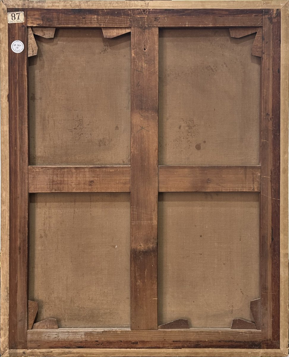 Cerchia di Jean-Germain Drouais, Filoctete. Olio su tela, 92 × 73 cm-photo-1