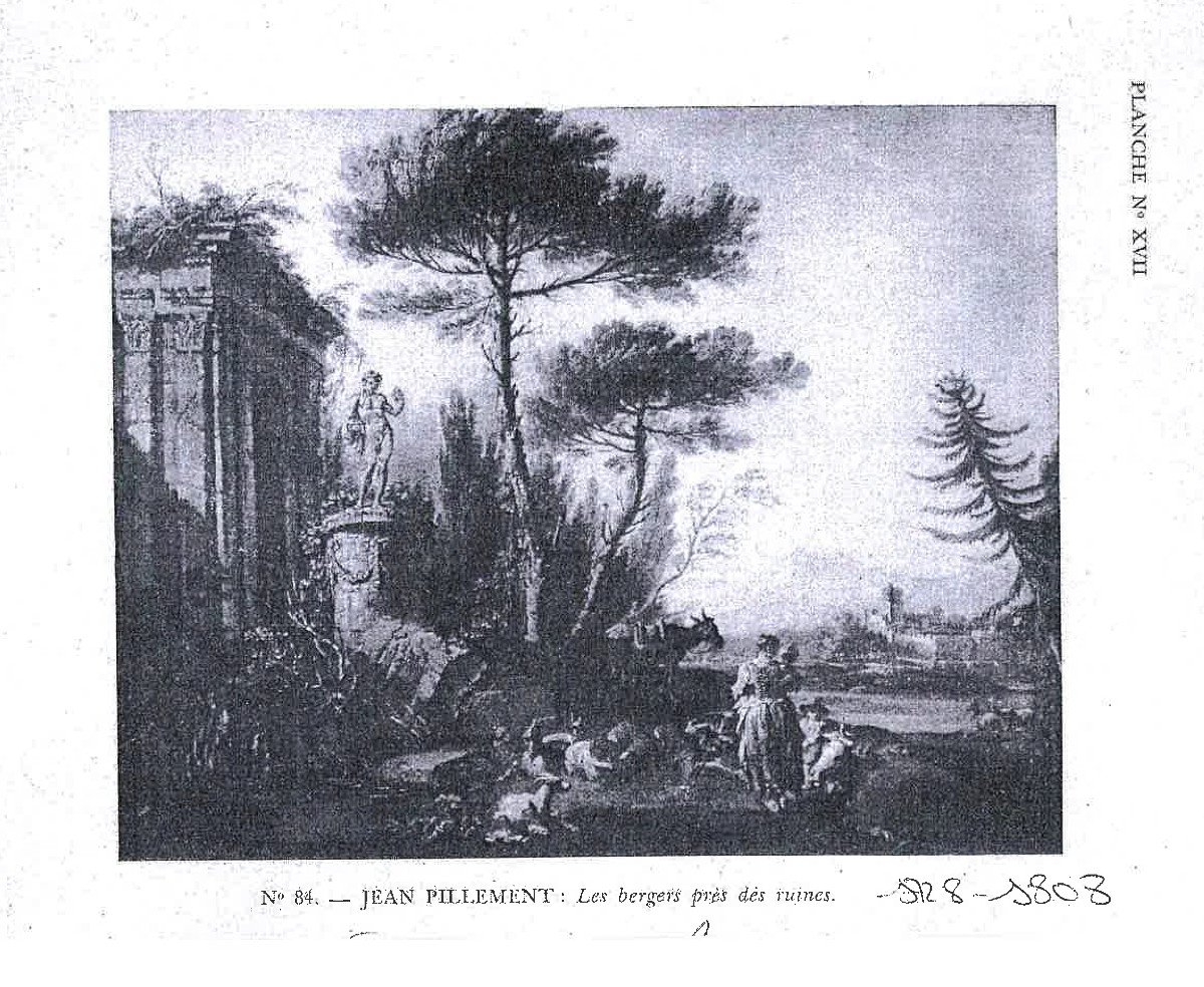 Jean-baptiste Pillement,  Paysage De Campagne Avec Personnages-photo-8