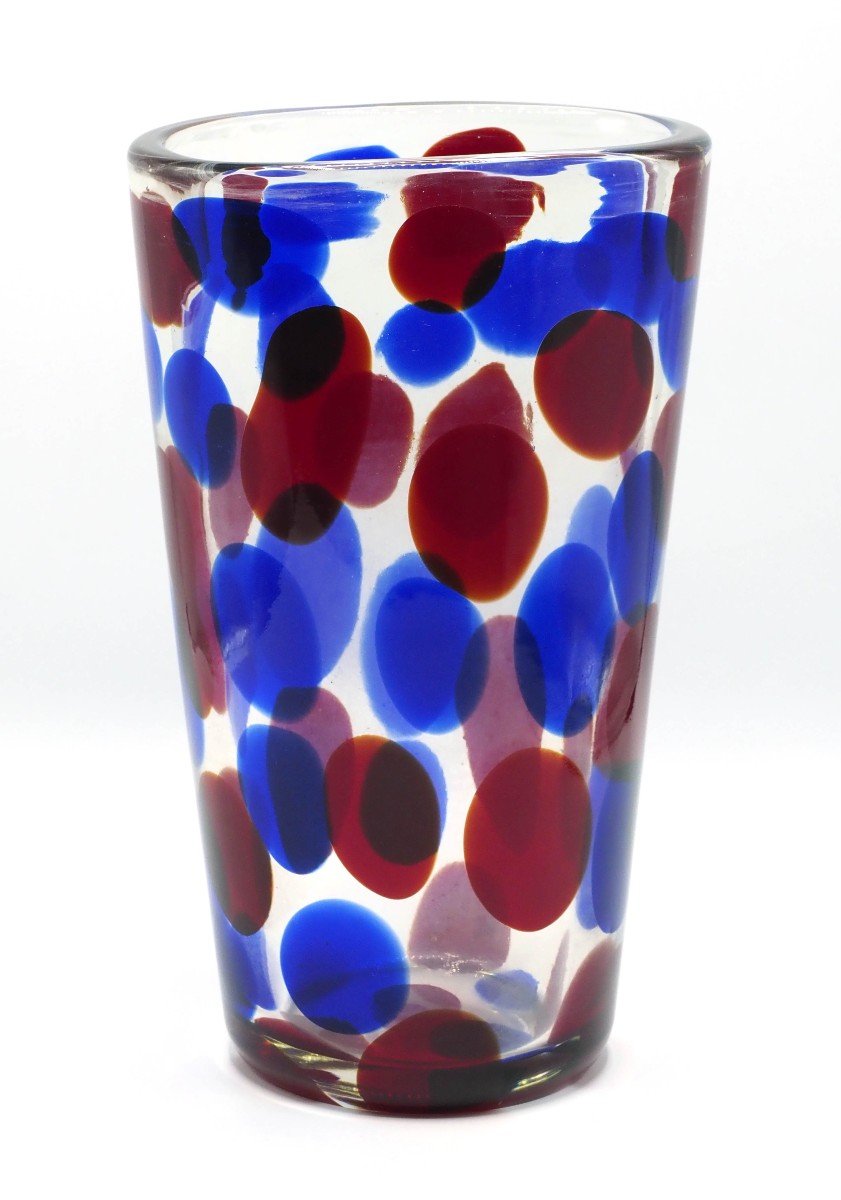 Aureliano Toso, Vase En Verre De Murano