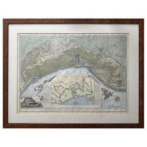 Antonio Sandi, La Veneta Laguna Antica e Moderna, incisione su rame cm. 47x64,5