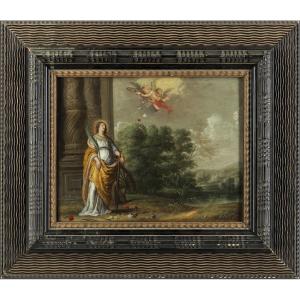 Peter Paul Rubens (disciple De), Sainte Catherine