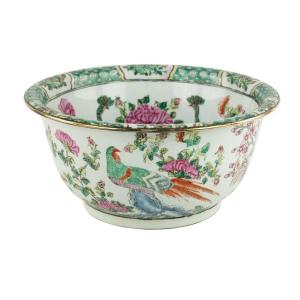 Famille Verte Style Solid Chinese Bowl