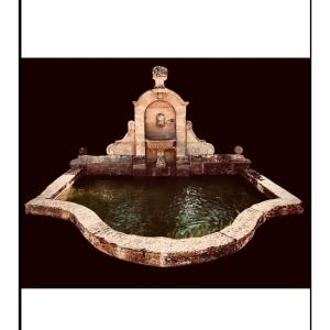 Monumental Park Fountain In Stone