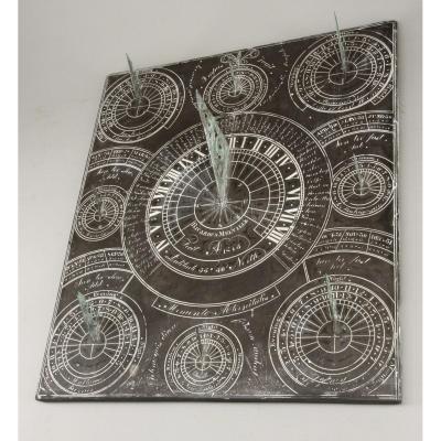 Sundial Of Ricardus Melville (ricard Melvin) From Glasgow, Scotland
